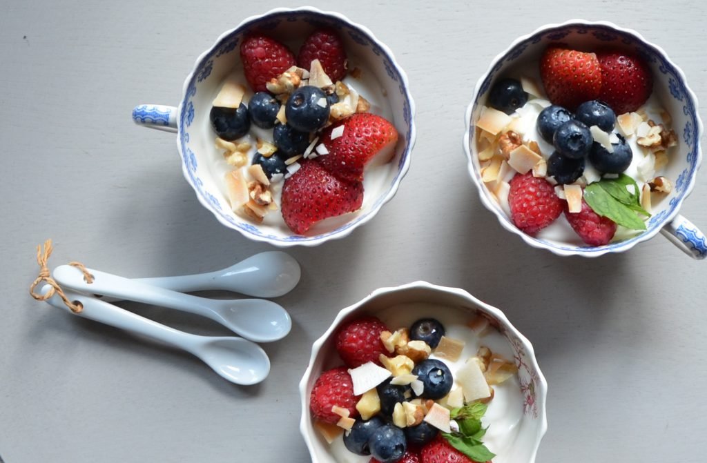 yogurt and fruit YogicFoods