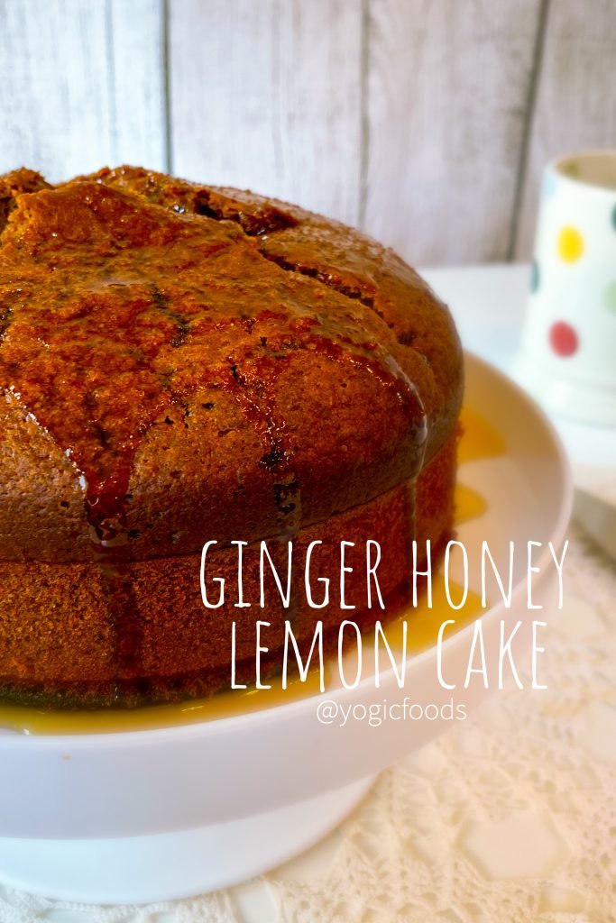 ginger honey lemon cake by YogicFoods