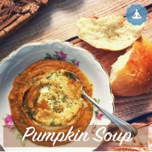 Pumpkin soup from Yogic Foods yogic diet