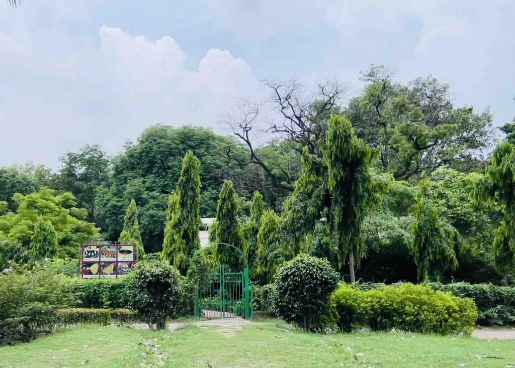 butterfly garden entrance Lodhi Gardens, New Delhi, India